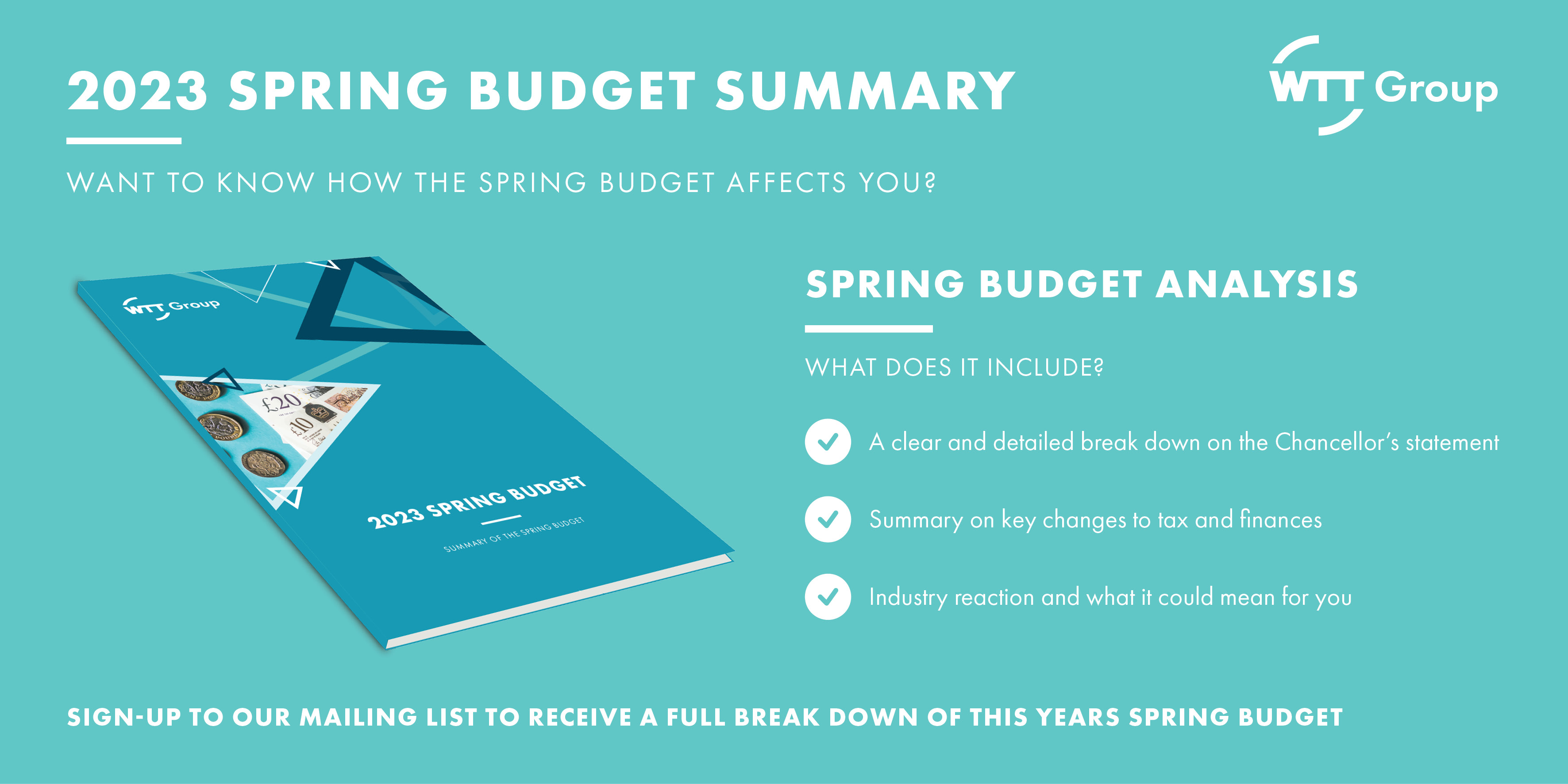 2023 Spring Budget Summary